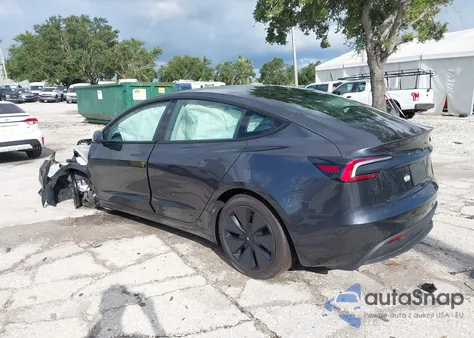 2025 Tesla Model 3 Long Range Rear-Wheel Drive from USA, damaged, VIN 5YJ3E1EAXSF905596